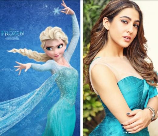 Sara Ali Khan as Elsa Sara Ali Khan as Elsa