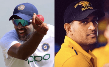 R Ashwin and MS Dhoni