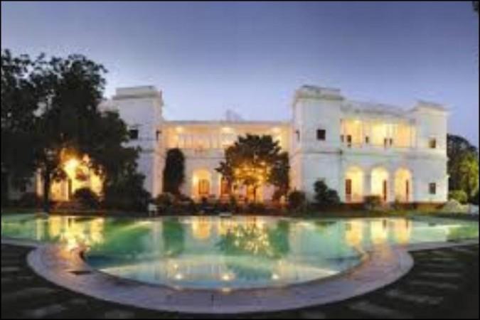 Exterior of the plush palace