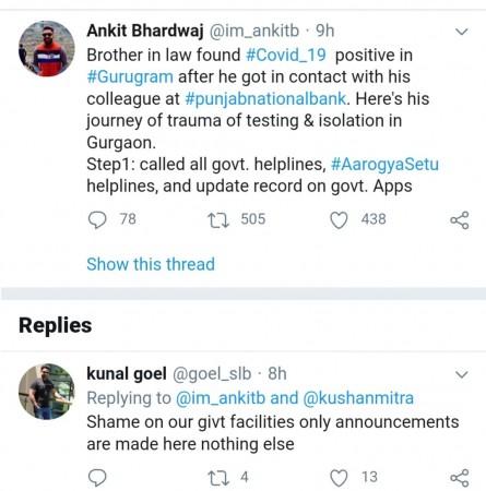 The tweet from Ankit Bhardwaj Tweet