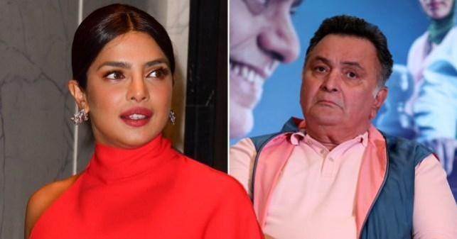 Priyanka Chopra and Rishi Kapoor Priyanka Chopra and Rishi Kapoor
