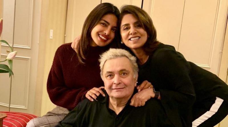 Priyanka Chopra and Rishi Kapoor Priyanka Chopra and Rishi Kapoor