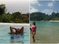 Kasturi Dons Bikini