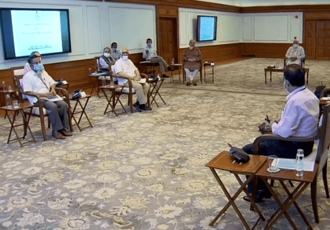 pm modi review meet