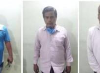 three men accused on fake train tickets