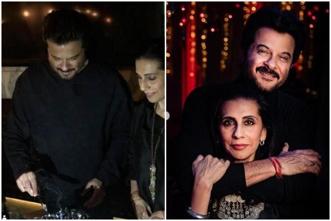 Anil Kapoor and Sunita Kapoor celebrate their 36th wedding anniversary. Anil Kapoor with Sunita Kapoor