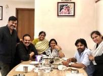Chiranjeevi with his family members
