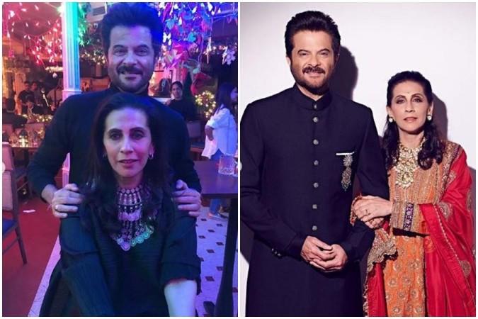 Anil Kapoor with his wife Sunita Kapoor. Anil Kapoor and Sunita Kapoor