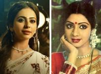 Rakul Preet Singh and Sridevi