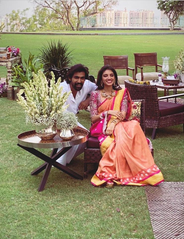 Take A Look At Pics From Rana Daggubati's Roka Ceremony With Miheeka ...