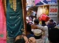 A screenshot of viral video from Pakistan passed off as from Hyderabad