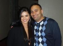 Sunny Leone and Russell Peters