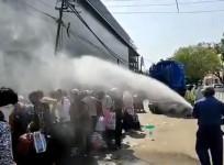 Disinfectant sprayed on migrants in Delhi
