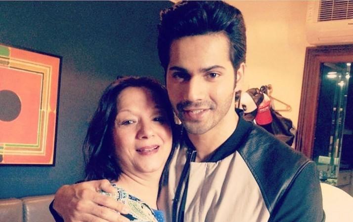 Varun Dhawan with Masi Varun Dhawan