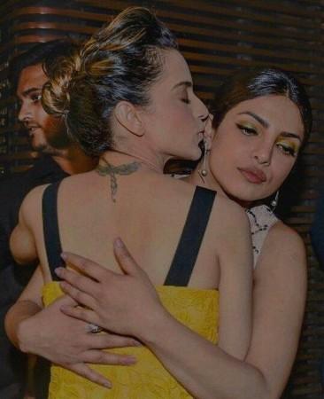 Priyanka Chopra and Kangana Ranaut Priyanka Chopra and Kangana Ranaut