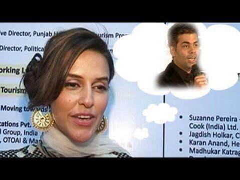Karan Johar and Neha Dhupia Karan Johar and Neha Dhupia