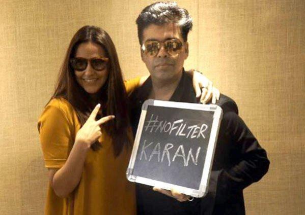 Karan Johar and Neha Dhupia Karan Johar and Neha Dhupia