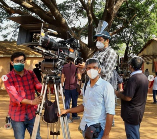 akshay kumar on sets
