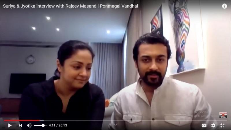 Jyothika and Suriya Sivakumar Ponmagal Vandhal