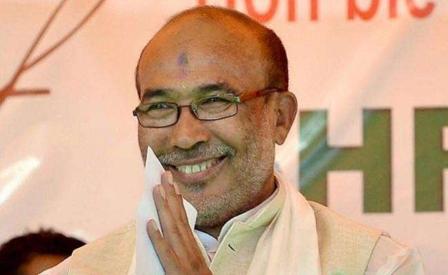 Manipur CM N Biren Singh Manipur CM N Biren Singh