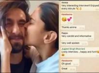 deepika padukone's whatsapp chat