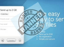 WeTransfer banned