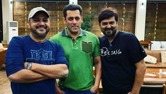 wajid khan with salman khan