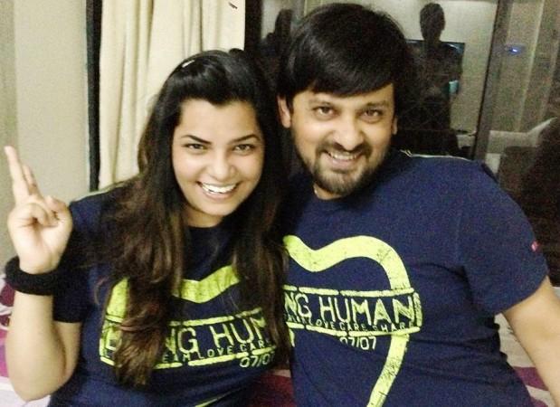 Mamta Sharma with Wajid Khan Mamta Sharma with Wazid Khan