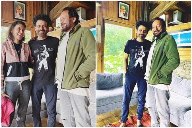 Manoj Bajpayee and Shekhar Kapur. Manoj Bajpayee and Shekhar Kapur