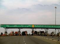 Toll plaza on National Highway