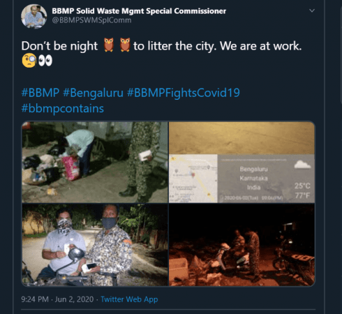BBMP on improper waste dumping BBMP on improper waste dumping