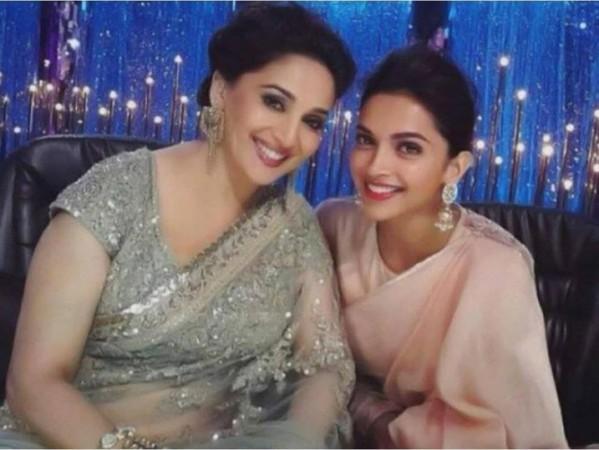 Madhuri Dixit, Deepika Padukone Madhuri Dixit, Deepika Padukone