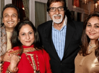 Anil Ambani, Jaya Bachchan, Amitabh Bachchan, Tina Ambani