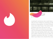 Tinder profile of a Bengaluru techie