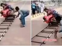 The screenshot of Vijay's Master leaked video