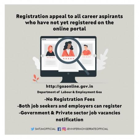 The Govt's online registration process Goa