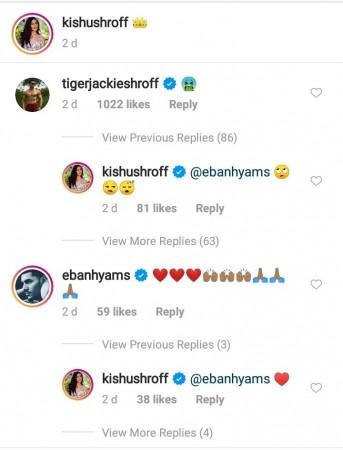 Krishna Shroff, Eban Hyams, Tiger Shroff Krishna Shroff, Eban Hyams, Tiger Shroff