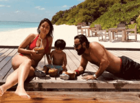 Saif Ali Khan, Kareena Kapoor Khan and Taimur Ali Khan
