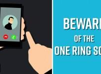 One ring phone scam
