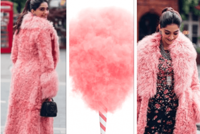 Sonam Kapoor as cotton candy Sonam Kapoor as cotton candy