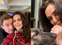 Preity Zinta with her Husband
