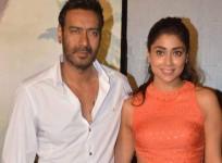 Shriya Saran with Ajay Devgn