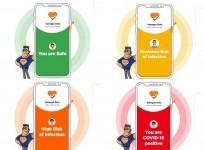 Aarogya Setu app - Home Screens