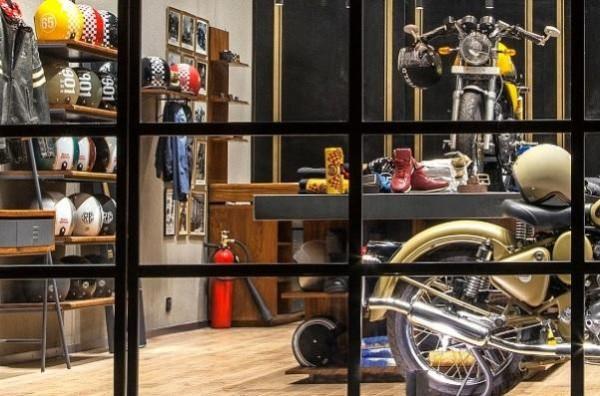 A Royal Enfield store Royal Enfield Store
