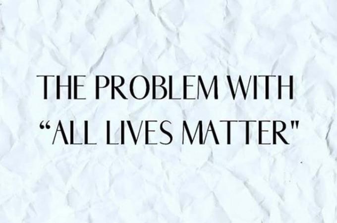 All lives matter All lives matter