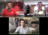 Akshay Kumar, Nashik City Police Commissioner Vishwas Nangare Patil, Vishal Gondal, Founder & CEO, GOQii