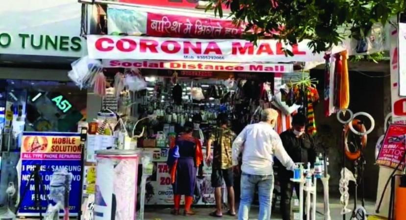 Varanasi: A shop name Corona Mall selling all kind of Coronavirus infection prevention products under one roof.