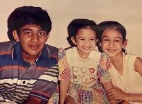 Aishwarya Arjun with Chiranjeevi Sarja