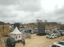 Bethel AG Church's drive-in Sunday service in Bengaluru