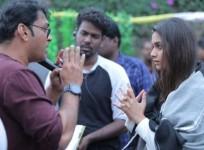 Eashvar Karthic with Keethy Suresh on Penguin sets